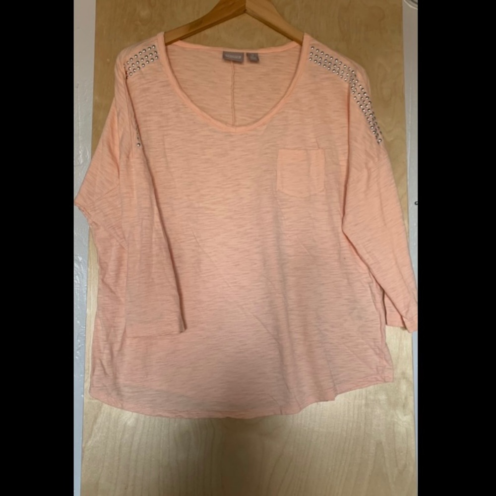 3/$15 Chico’s light pink shirt